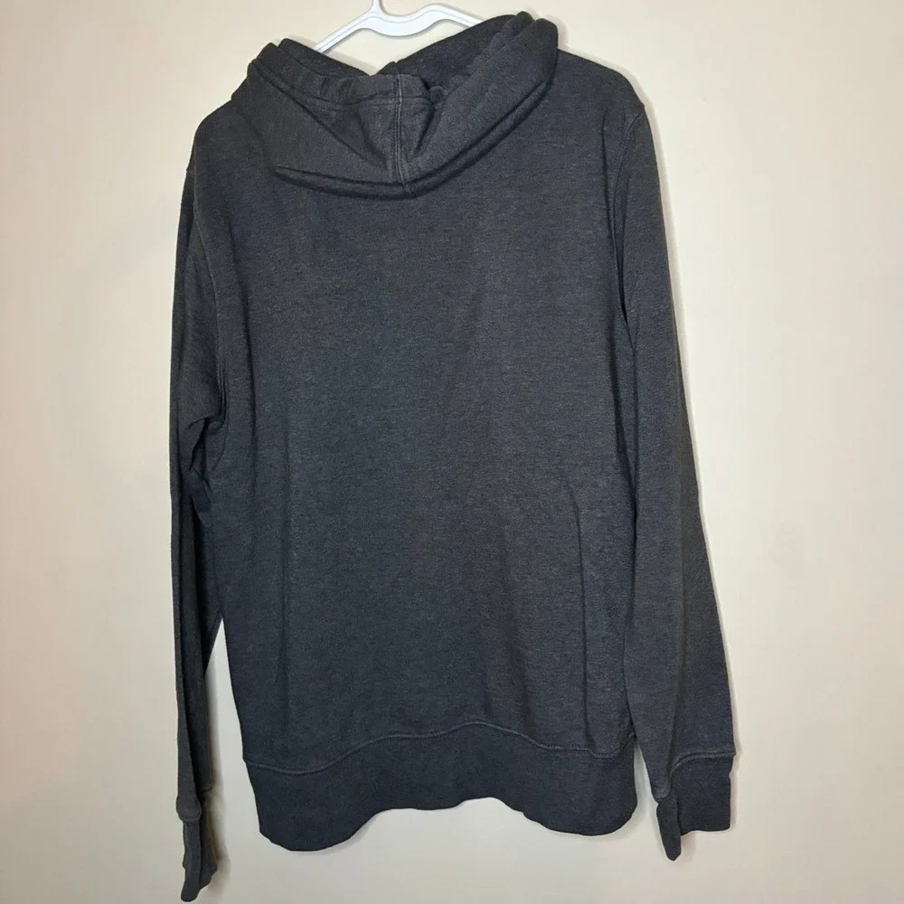 The North Face Hoodie Sweatshirt Charcoal Grey Heather Mens‎ Size Medium